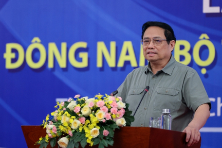 Thủ tướng Phạm Minh Chính: Quy hoạch vùng Đông Nam Bộ phải đi trước một bước với tư duy đột phá, tầm nhìn chiến lược - Ảnh: VGP/Nhật Bắc