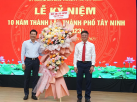 Chào mừng kỷ niệm 10 năm thành lập thành phố Tây Ninh