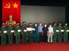 Hội đồng nghĩa vụ quân sự thành phố Tây Ninh tổ chức thăm, tặng quà động viên chiến sĩ mới nhập ngũ năm 2022