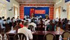Quang cảnh kỳ họp HĐND xã Thạnh Tân lần 5 khóa XII, nhiệm kỳ 2021-2026