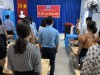 Phường 1: Chi bộ trường tiểu học Lê Văn Tám tổ chức kết nạp đảng viên