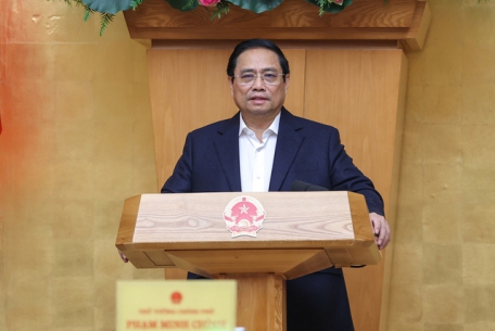 Thủ tướng Phạm Minh Chính: Bám sát thực tiễn, tháo gỡ điểm nghẽn để hoàn thành các mục tiêu Đại hội XIII của Đảng - Ảnh: VGP/Nhật Bắc