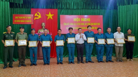 Thành phố Tây Ninh tổng kết công tác tuyển chọn, gọi công dân nhập ngũ năm 2023