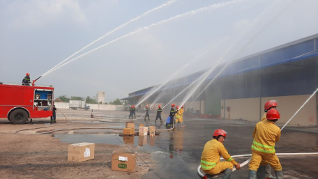 Thành phố Tây Ninh thực tập phương án chữa cháy và cứu nạn, cứu hộ