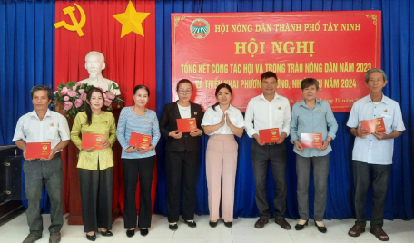 Thành phố Tây Ninh có Hơn 4.100 hộ nông dân đạt sản xuất, kinh doanh giỏi