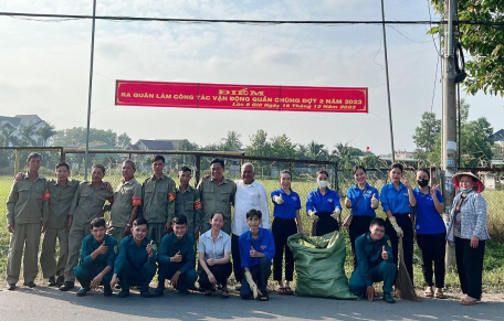 Phường Ninh Thạnh: Tổ chức Lễ ra quân làm công tác dân vận đợt 2 năm 2023