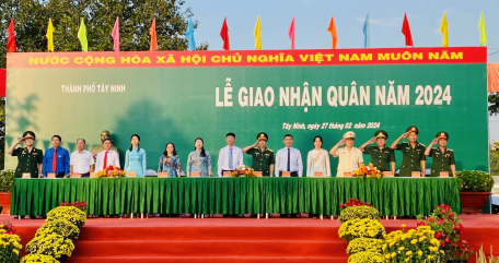 TP. Tây Ninh: Hoàn thành chỉ tiêu giao quân năm 2024