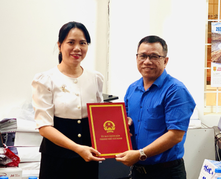 TP. Tây Ninh: Trao quyết định bổ nhiệm công chức lãnh đạo