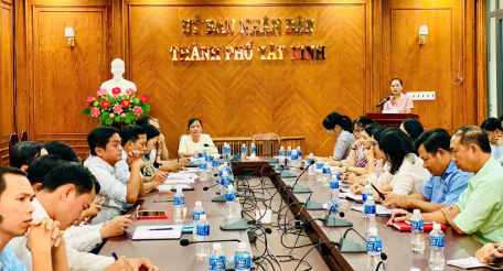 Quang cảnh hội nghị giao ban lần thứ 5 nhiệm kỳ 2021-2026