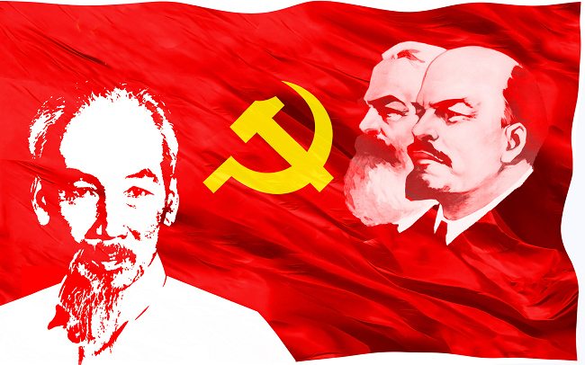 Đảng Cộng sản Việt Nam luôn giương cao ngọn cờ độc lập dân tộc và chủ nghĩa xã hội, lấy chủ nghĩa Mác - Lênin, tư tưởng Hồ Chí Minh làm nền tảng tư tưởng và kim chỉ nam