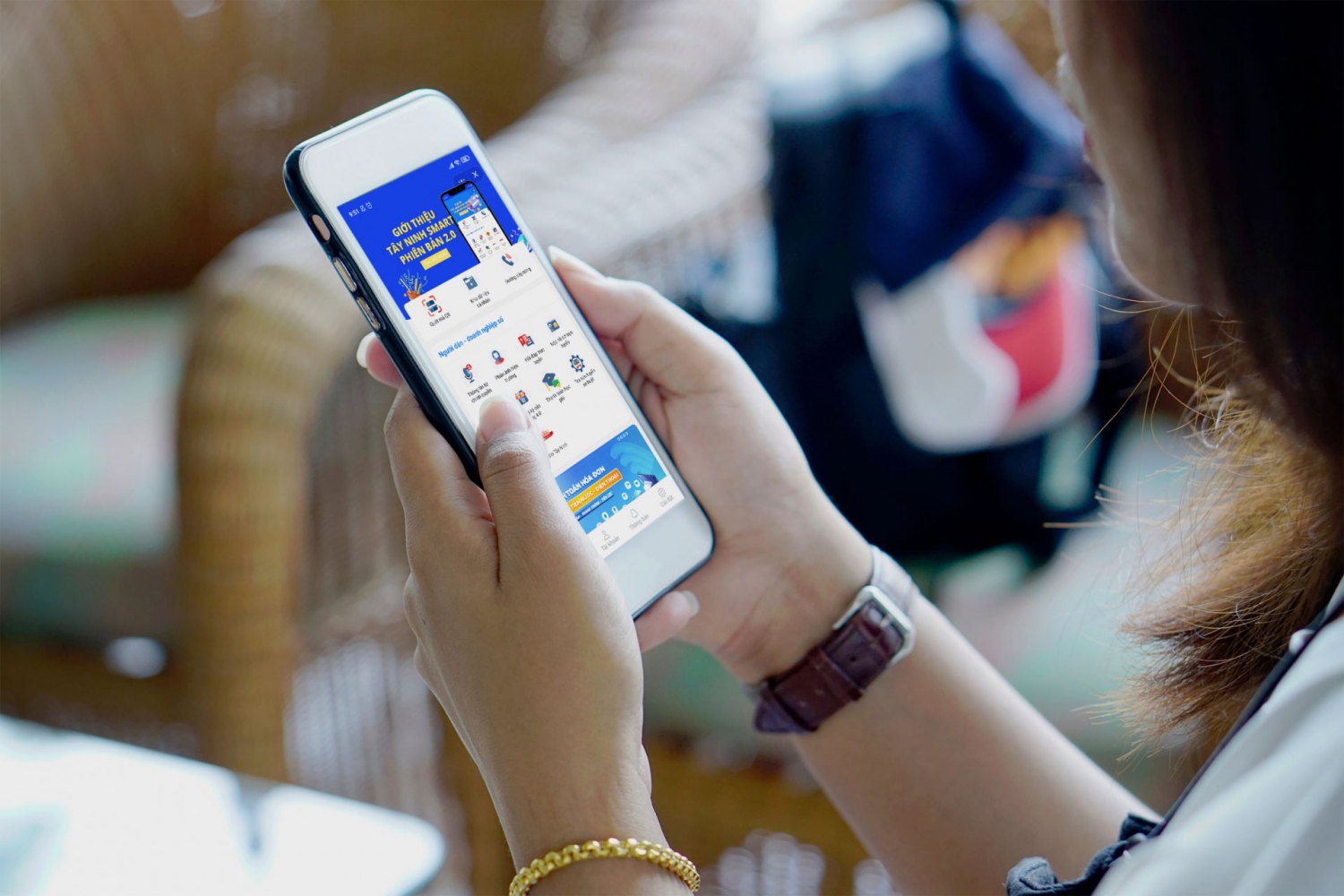 Trải nghiệm mini app “Tây Ninh Smart” trên Zalo (Ảnh Sở Thông tin và Truyền thông)
