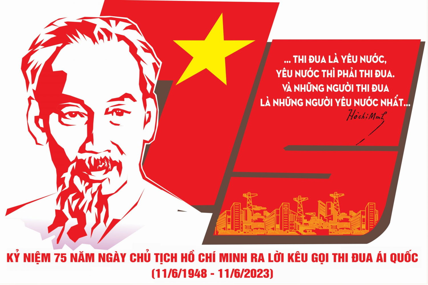 Tư tưởng Hồ Chí Minh về thi đua yêu nước: Dựa vào lực lượng của dân, tinh thần của dân, để gây hạnh phúc cho dân