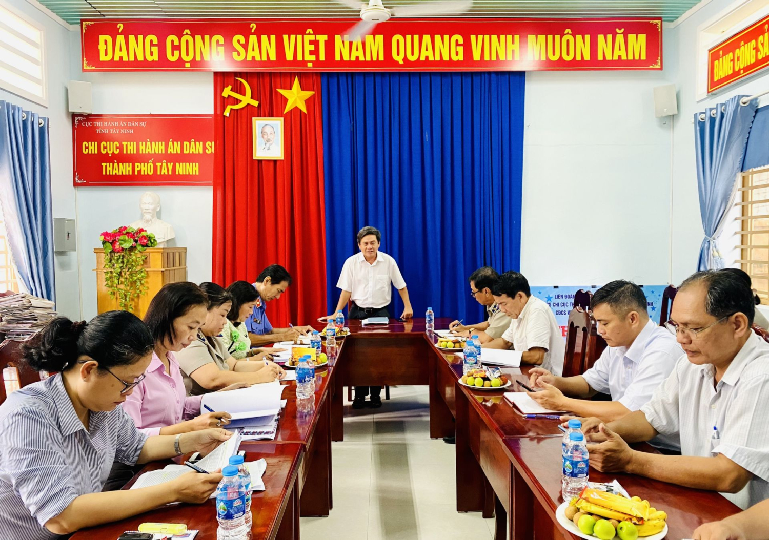 Ban Pháp chế HĐND thành phố Tây Ninh giám sát Chi cục Thi hành án dân sự Thành phố về việc thực hiện công tác thi hành án đối với các vụ việc dân sự trên địa bàn thành phố