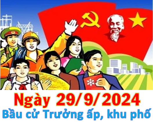 Kế hoạch tổ chức bầu cử Trưởng khu phố, ấp nhiệm kỳ 2024 - 2029 trên địa bàn thành phố Tây Ninh