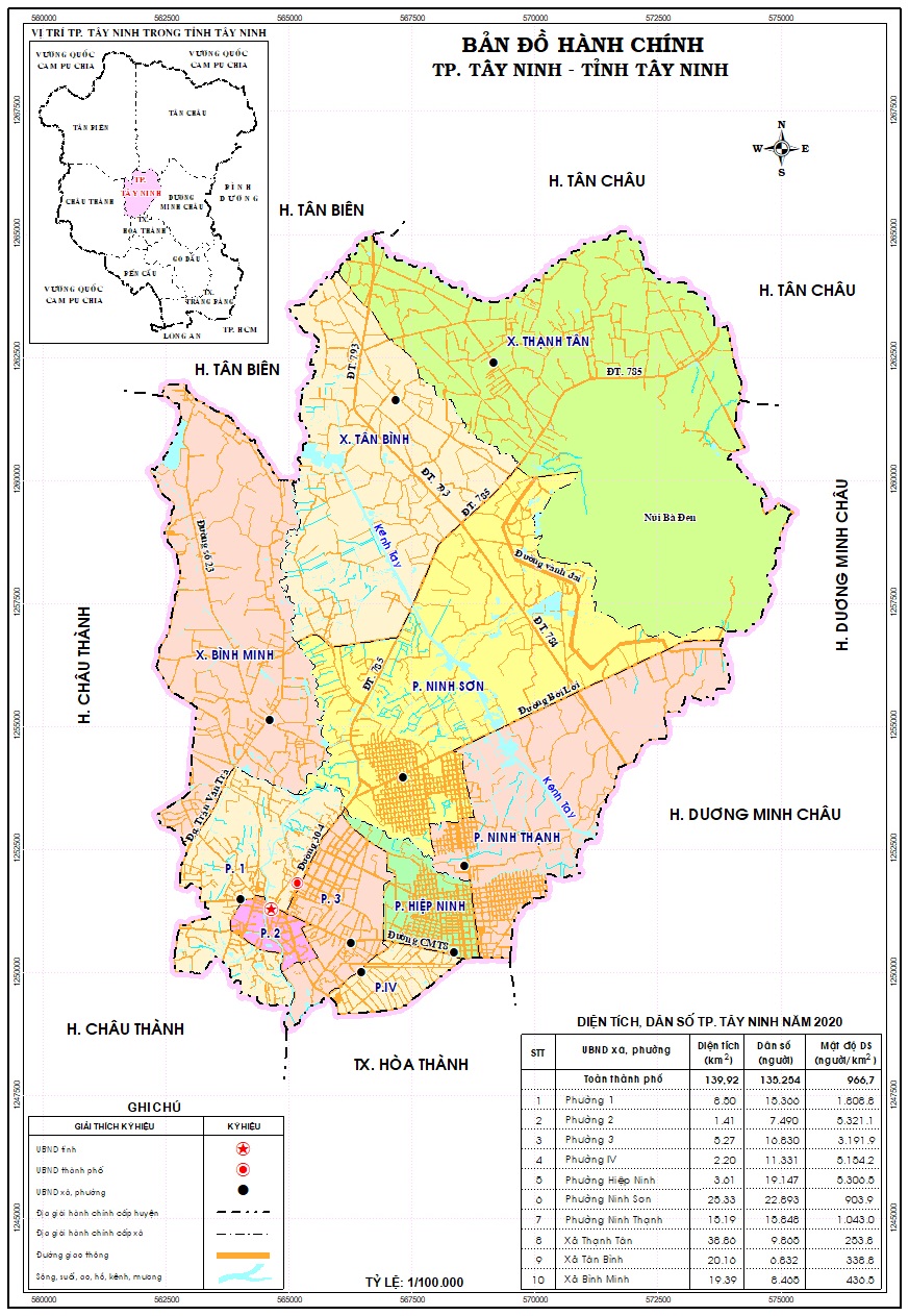 Quy hoạch giao thông Bản đồ quy hoạch sử dụng đất thành phố Tây Ninh
